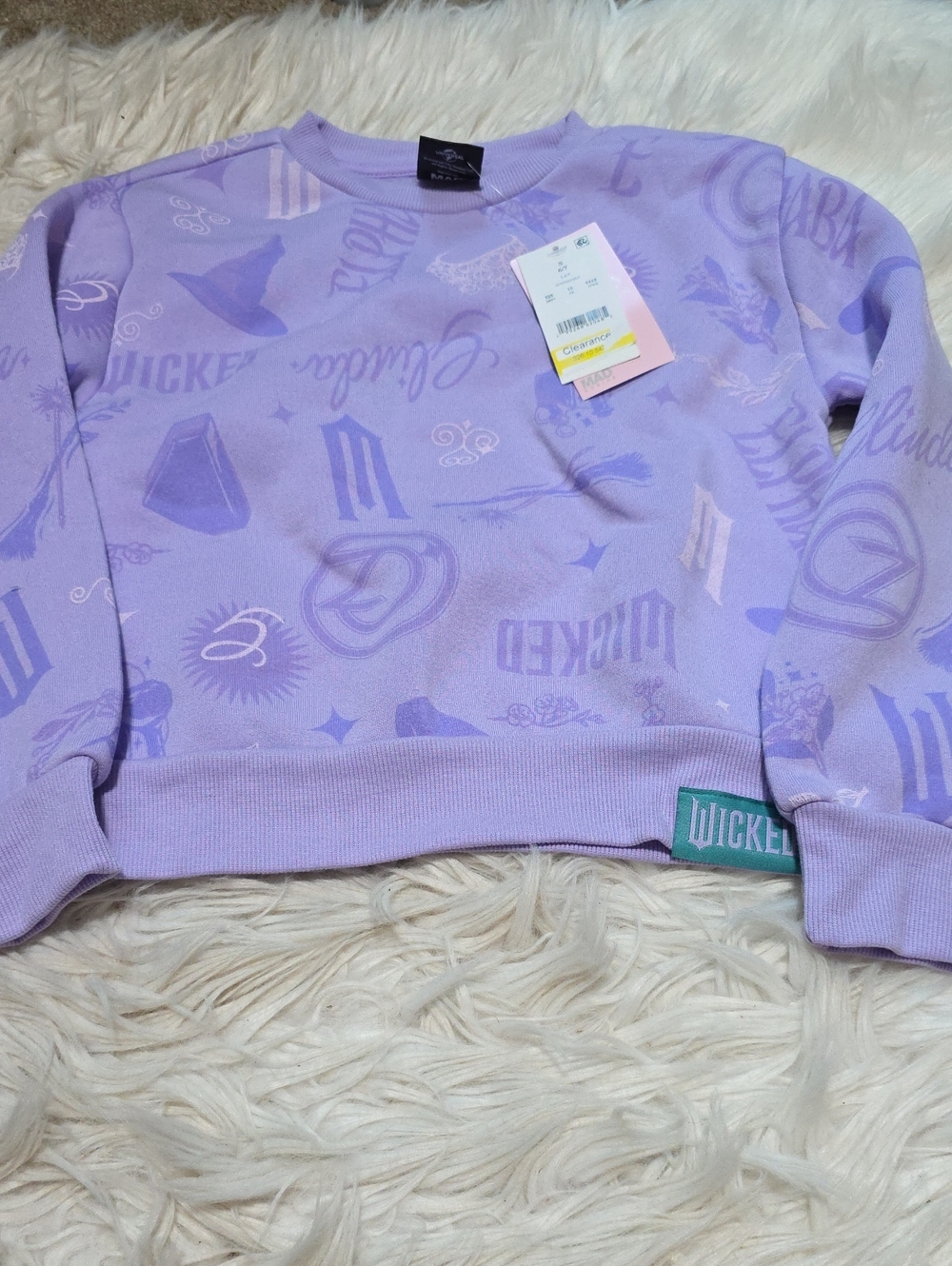 NWT Wicked Sweatshirt- S Or 6/7